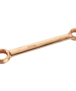 Llave de doble boca estrella plana antichispa 18-19 Cu-Be DOGHER 10454-18-19