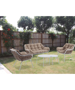 Alternative view of Conjunto 2 Sillones+Sofá+Mesita Barcelona-2
